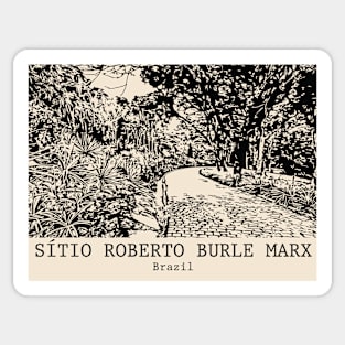 Sítio Roberto Burle Marx - Brazil Sticker